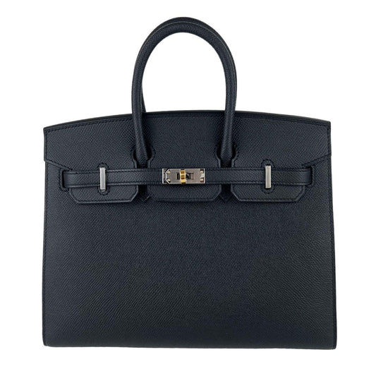 Birkin25 バーキン25 Black ブラック Epsom エプソン Electrum Hardwear エレクトラム金具 Stamp-W W刻印
