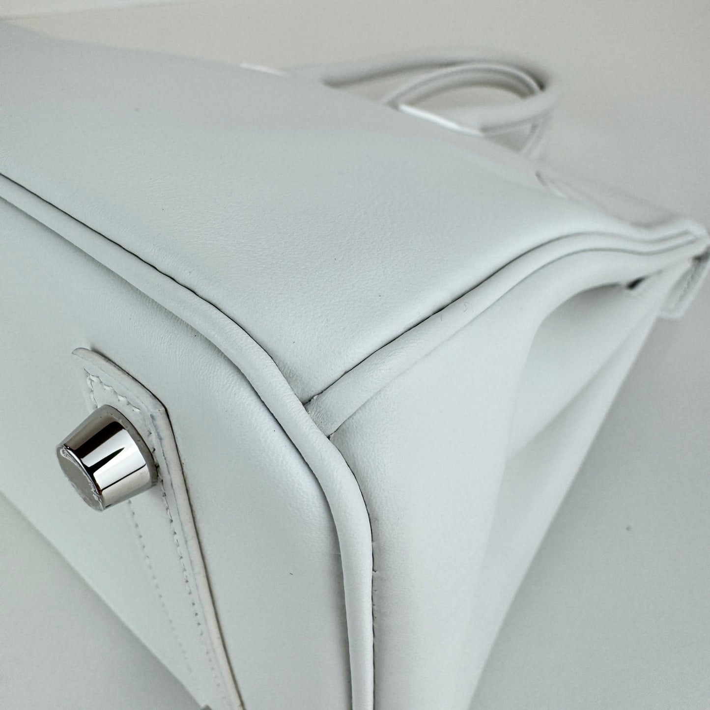 Birkin25 バーキン25 Stamp-W W刻印 Swift スイフト New white ニューホワイト PHW シルバー金具