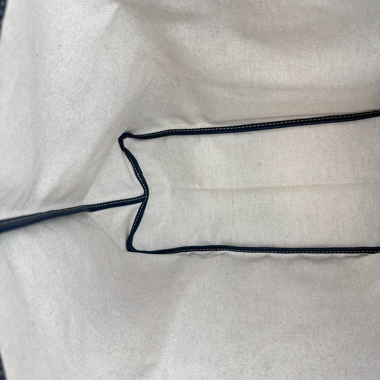 サンルイPM ネイビー　Navy ゴヤールディンキャンバス シュヴロッシュカーフスキン