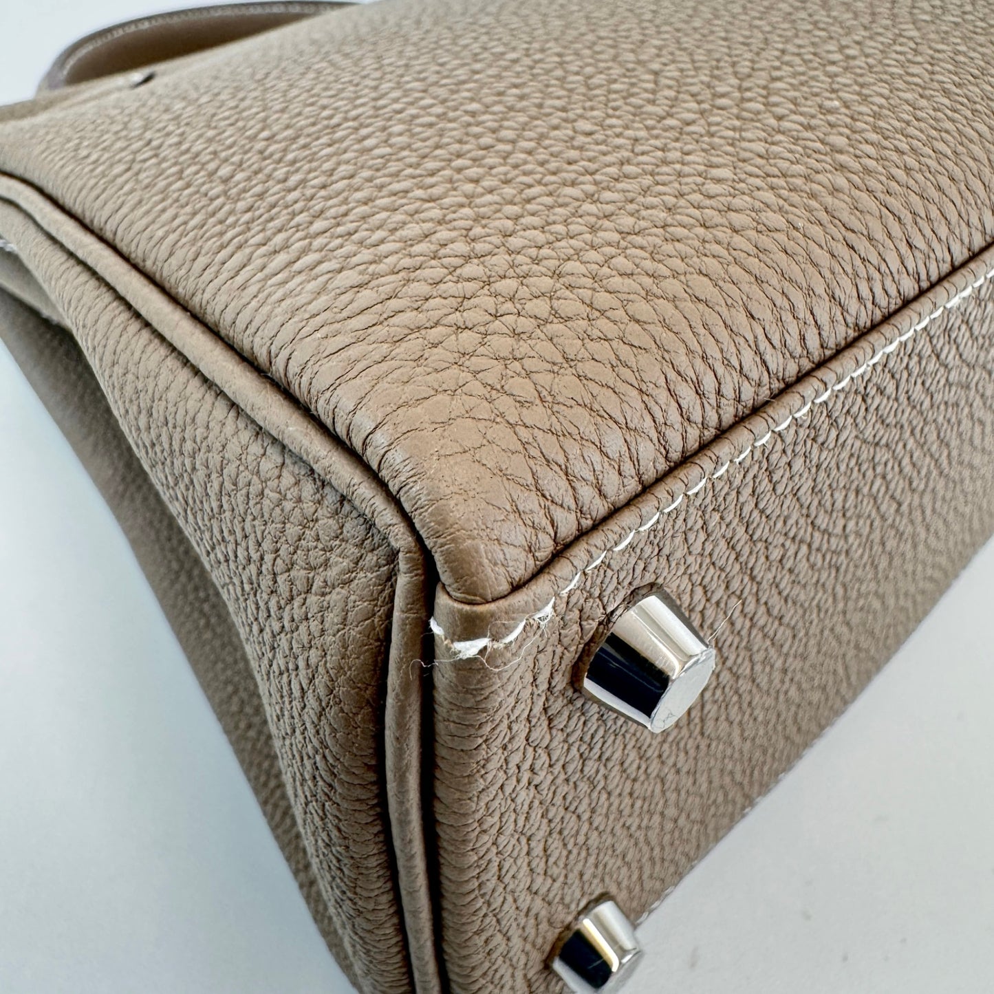 Kelly25 ケリー25 Etoupe エトープ Togo トゴ PHW シルバー金具 Stamp-K K刻印