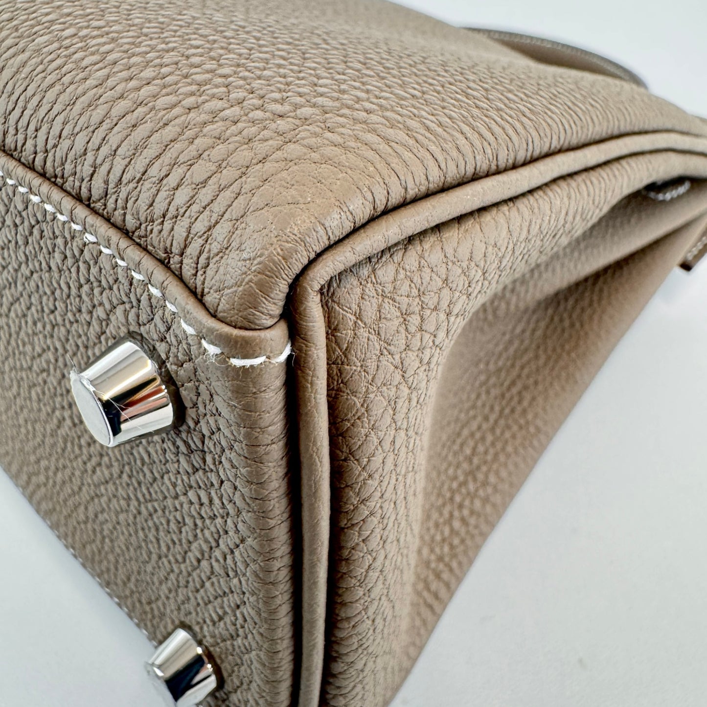 Kelly25 ケリー25 Etoupe エトープ Togo トゴ PHW シルバー金具 Stamp-K K刻印