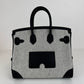 Birkin25 cargo バーキン25 カーゴ Black ブラック Toile goeland/Swift トワルゴエラン/スイフト PHW シルバー金具 Stamp-K K刻印