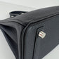 Birkin25 バーキン25 Black ブラック PHW シルバー金具 W刻印 Togo トゴ