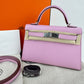 Mini kelly ミニケリー　Mauve Sylvestre　PHW シルバー金具 モーヴシルベストル　Stamp-Z Z刻