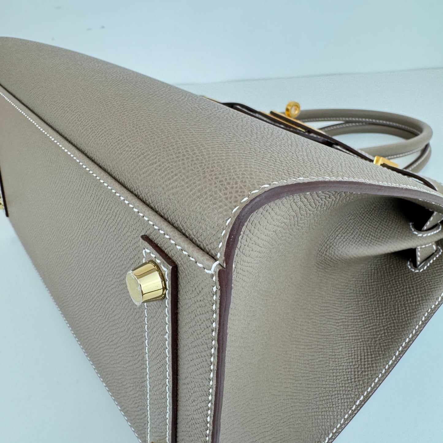 Birkin30 sellier バーキン30セリエ Stamp-W W刻印 Epsom エプソン Etoupe エトープ GHW ゴールド金具