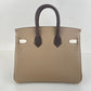 Birkin25 tricolor バーキン25 トリコロール Etoupe エトープ PHW シルバー金具 Stamp-B B刻印 Epsom エプソン
