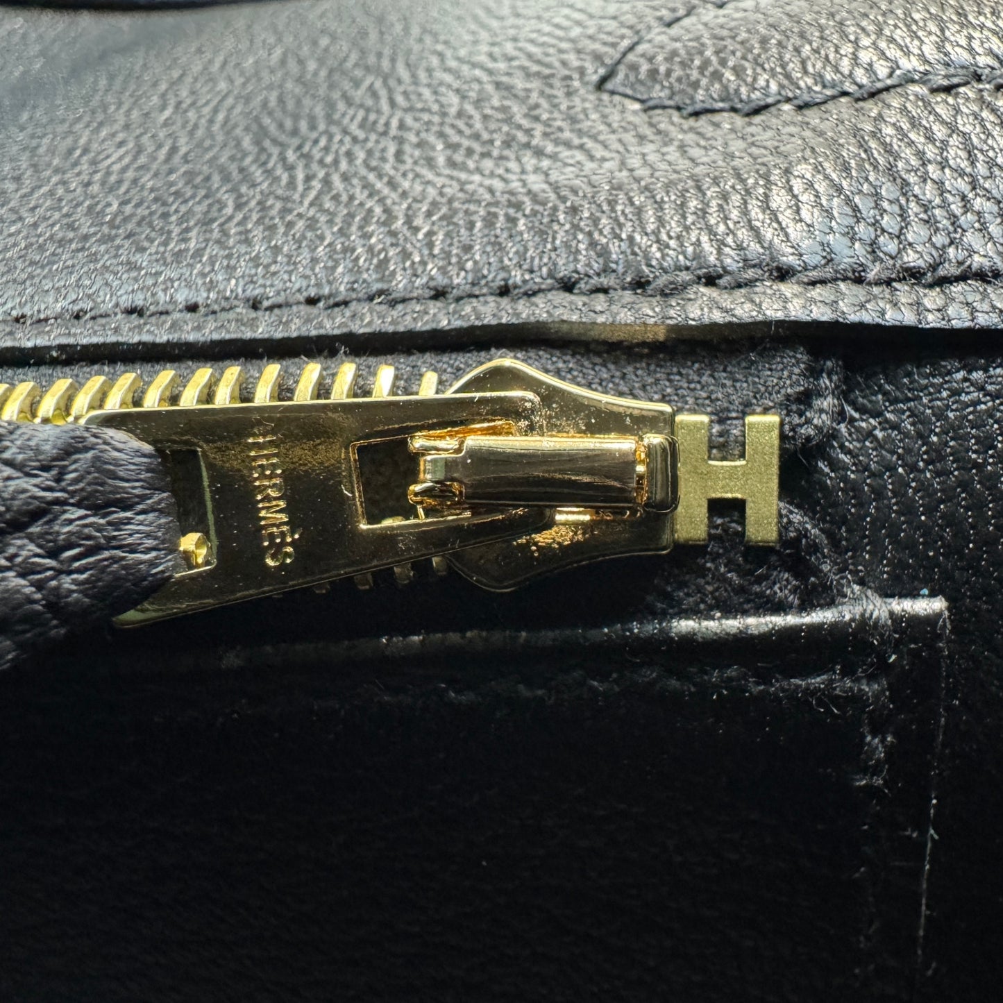 Birkin25 バーキン25 Black 黒 PMBHW シャンパンゴールド金具 Stamp-K K刻印