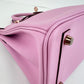 Birkin25 バーキン25 Mauve sylvester モーヴシルベストル  PMBHW シャンパンゴールド金具 Swift スイフト Stamp-Z Z刻印