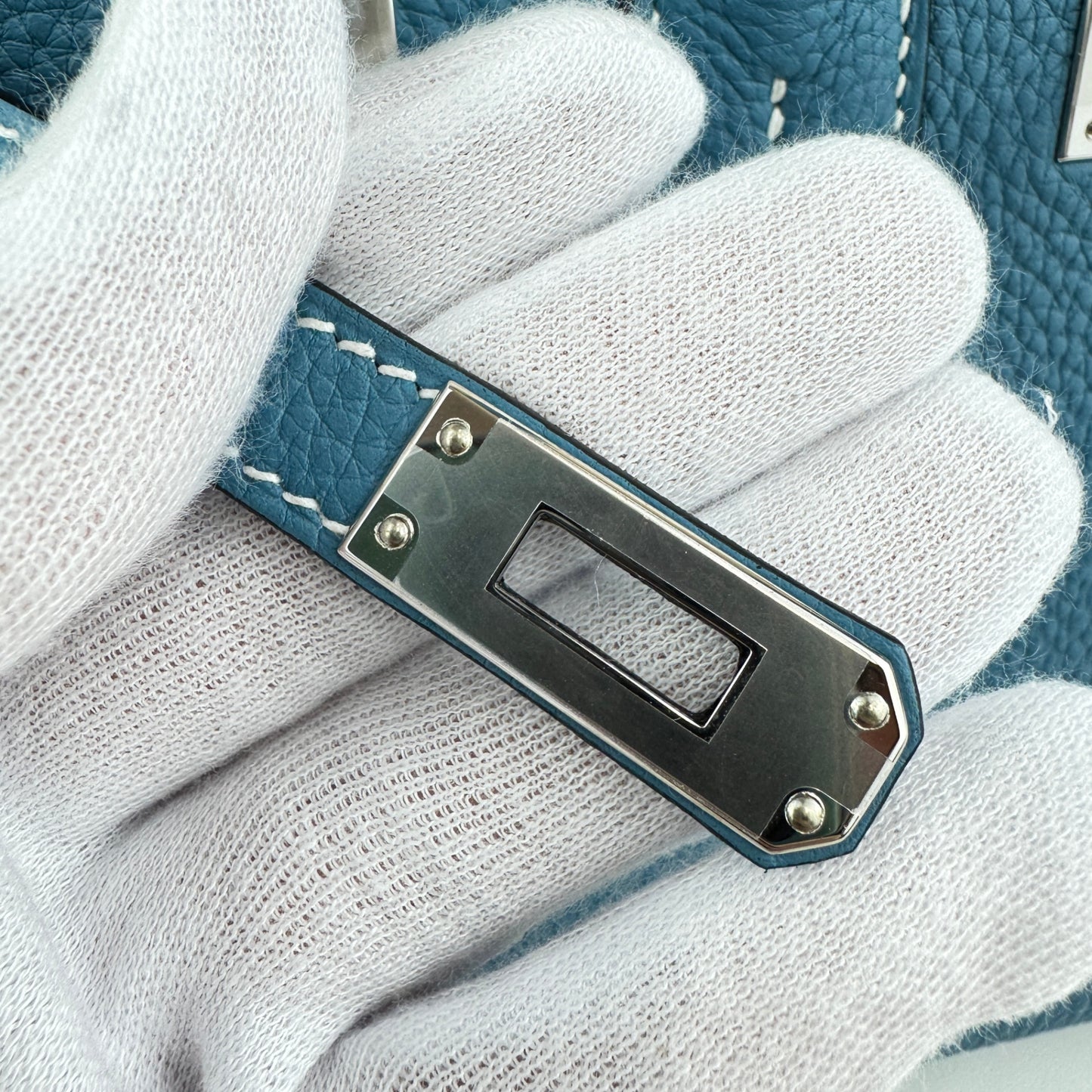 Birkin25 バーキン25 New blue jean ニューブルージーン SV金具 Stamp-W W刻印 Togo トゴ