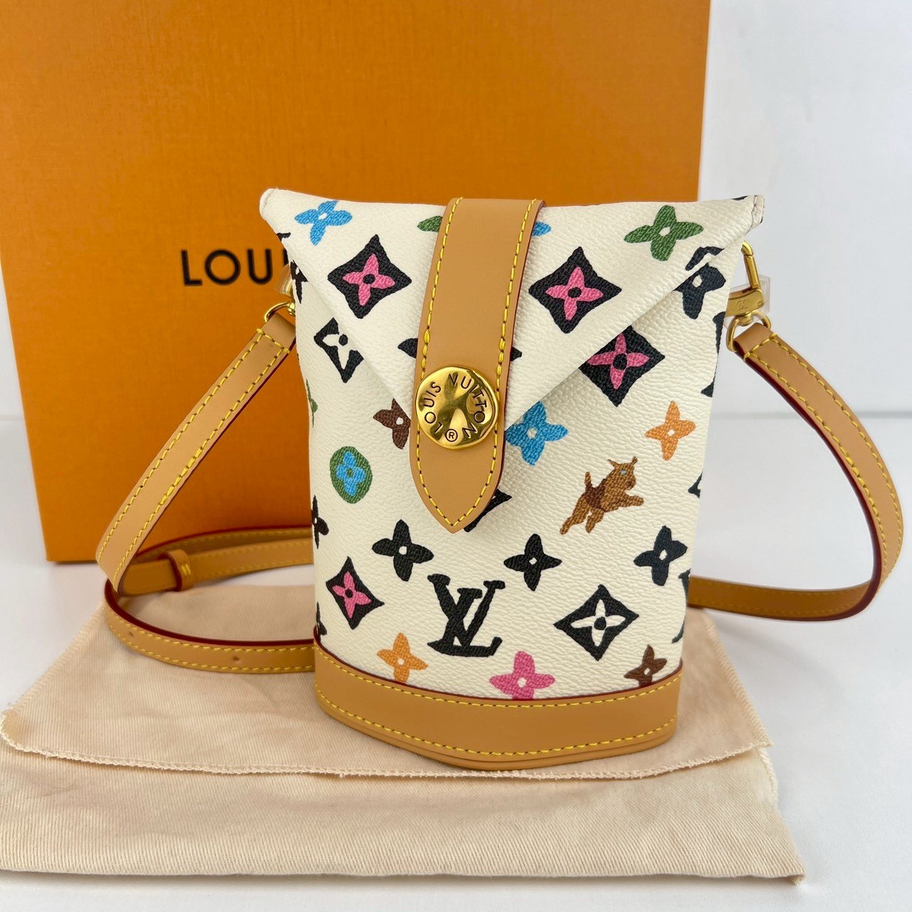 ルイヴィトン LV モノグラム クラギー エンベロップ ショルダー M83343 レディース