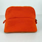 Hermès エルメス Trousse Bolide mini mini ボリードポーチ ミニミニ 綿100% Orange feu オレンジフー