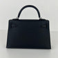 Mini kelly ミニケリー Stamp-B B刻印 Epaom エプソン Black ブラック PHW シルバー金具 2WAYバッグ ショルダーバッグ ハンドバッグ
