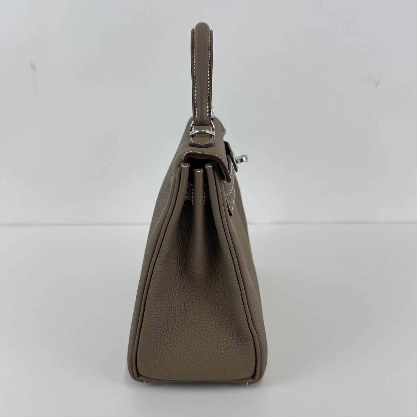 Kelly25 ケリー25 Etoupe エトープ Togo トゴ PHW シルバー金具 Stamp-K K刻印