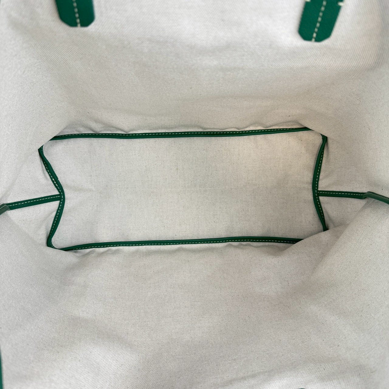 サンルイPM グリーン Green ゴヤールディンキャンバス シュヴロッシュカーフスキン