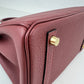 Birkin25 バーキン25 Rouge H ルージュアッシュ YG金具 Stamp-K K刻印 Togo トゴ