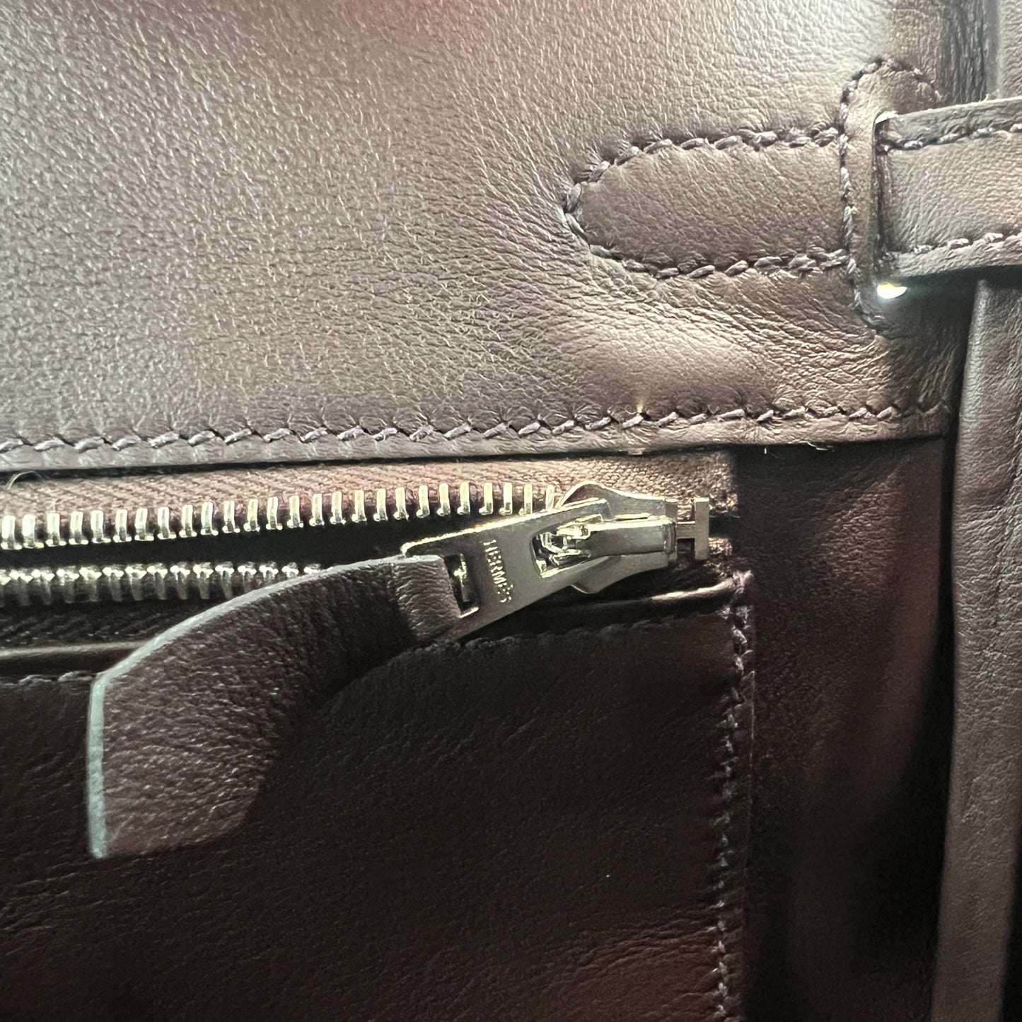 Birkin25 バーキン25 Rouge sellier ルージュセリエ PHW シルバー金具 Stamp-B B刻印