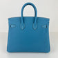 Birkin25 バーキン25 New blue jean ニューブルージーン GHW ゴールド金具 B刻 Togo トゴ