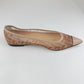 Colibri Pointed Toe Ballerina Flat  コリブリ ポインテッドトゥ バレエフラット Pink ピンク ポリアミド  カーフレザー  ラムレザー サイズ37 24cm