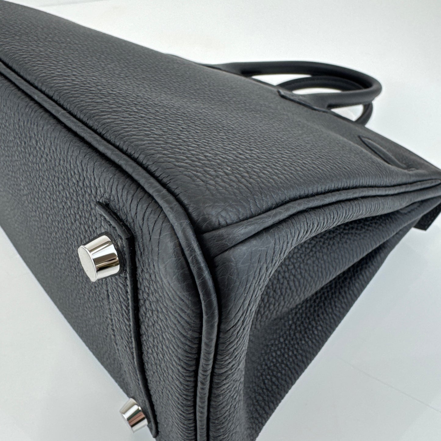 Birkin25 バーキン25 Black ブラック PHW シルバー金具 Stamp-K K刻