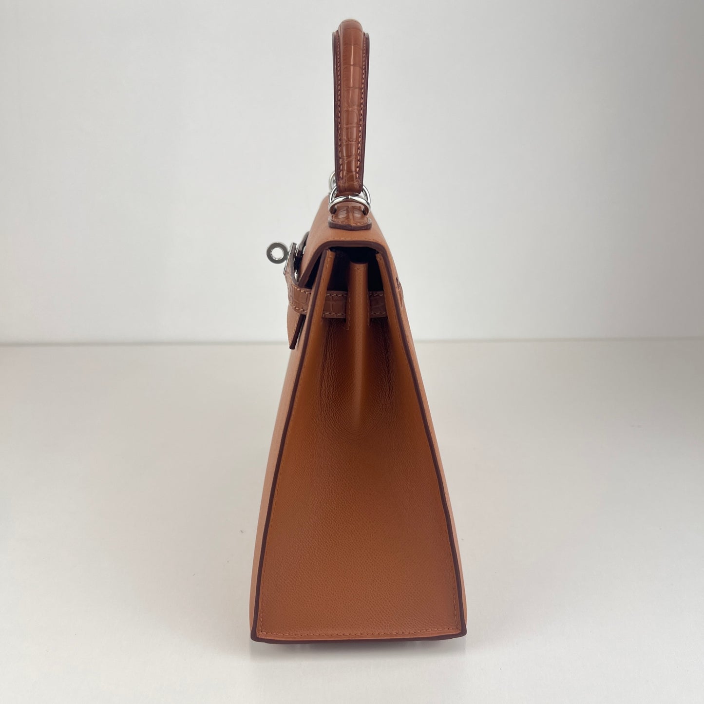 Kelly25 touch ケリー25 タッチ　Gold ゴールド　Madame/crocodile　PHW　SV金具　Stamp-K K刻