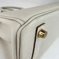 Birkin25 バーキン25 Craie クレ GHW ゴールド金具 Togo トゴ B刻