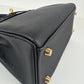 Kelly25 ケリー25 Black ブラック Togo トゴ GHW ゴールド金具 Stamp-W W刻印