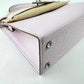 Mini kelly ミニケリー Mauve pale モーヴパール Chevre シェーブル PHW シルバー金具 Stamp-B B刻印