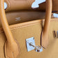 Birkin25 cargoバーキン25 カーゴ Sesami セサミ PHW シルバー金具 Z刻 Toile goeland/Swift トワルゴエラン/スイフト