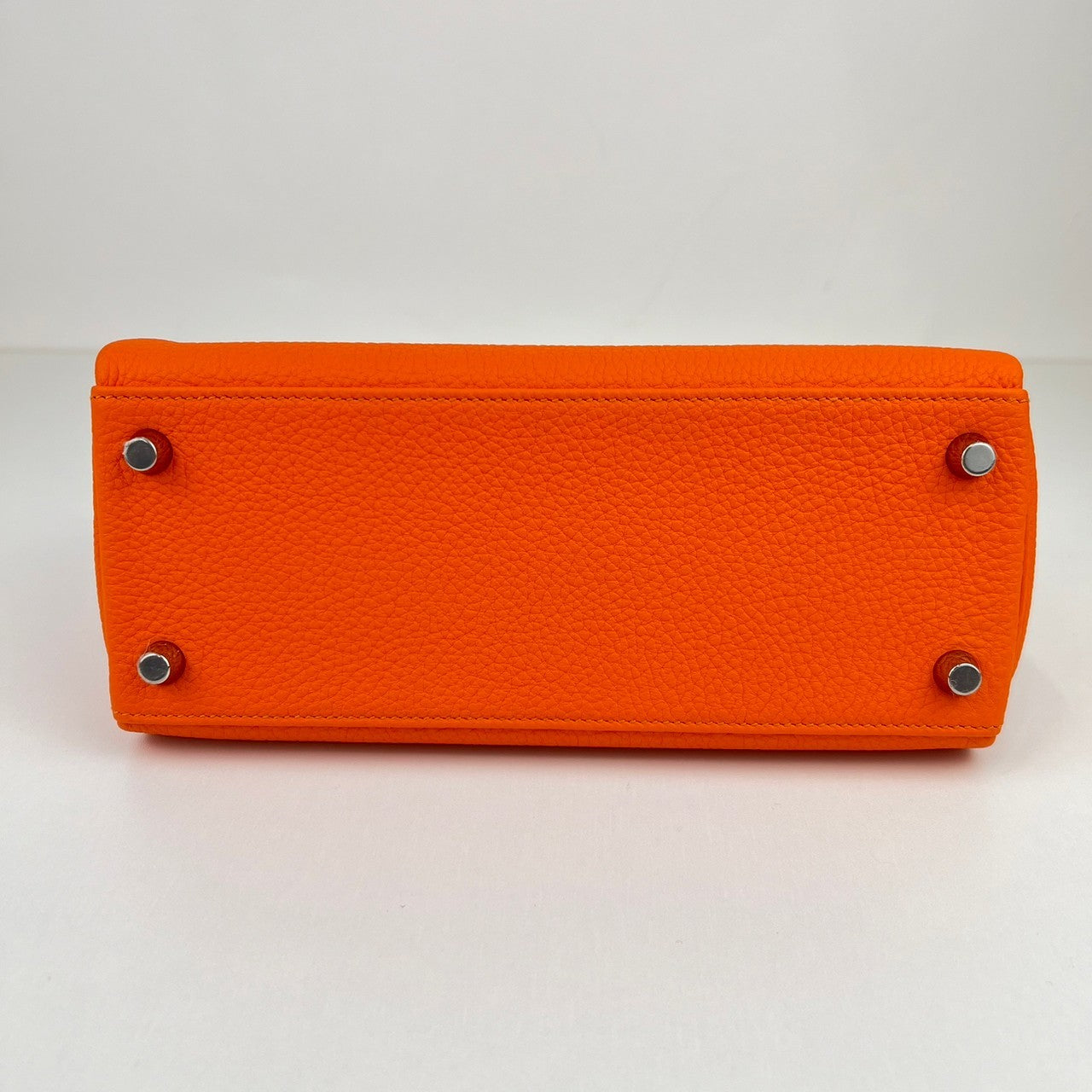 Kelly25 ケリー25 Orange minium オレンジミニアム PHW シルバー金具 Togo トゴ Stamp-B B刻印