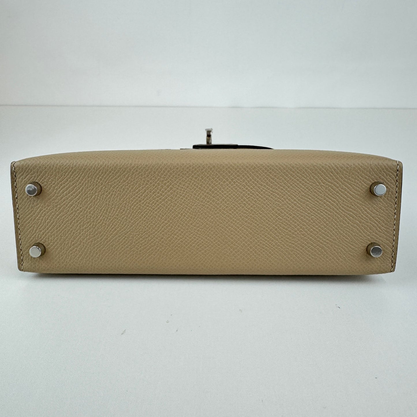 Mini kelly tricolor ミニケリートリコロール Trench トレンチ PHW シルバー金具 Stamp-K K刻印 Epsom エプソン