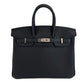 Birkin25 バーキン25 Black ブラック PHW シルバー金具 Stamp-K K刻