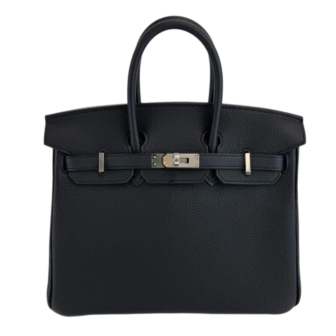 Birkin25 バーキン25 Black ブラック PHW シルバー金具 Stamp-K K刻