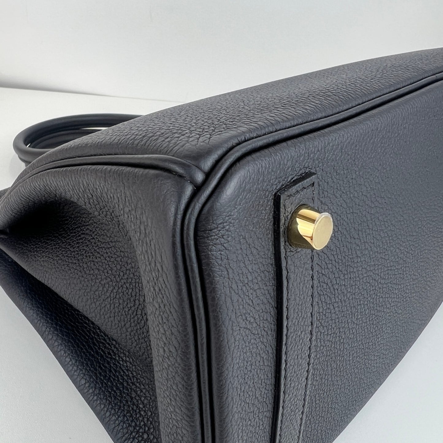 Birkin30 バーキン30 Black ブラック GHW ゴールド金具 Stamp-W W刻
