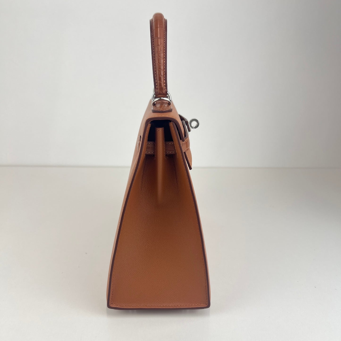 Kelly25 touch ケリー25 タッチ　Gold ゴールド　Madame/crocodile　PHW　SV金具　Stamp-K K刻