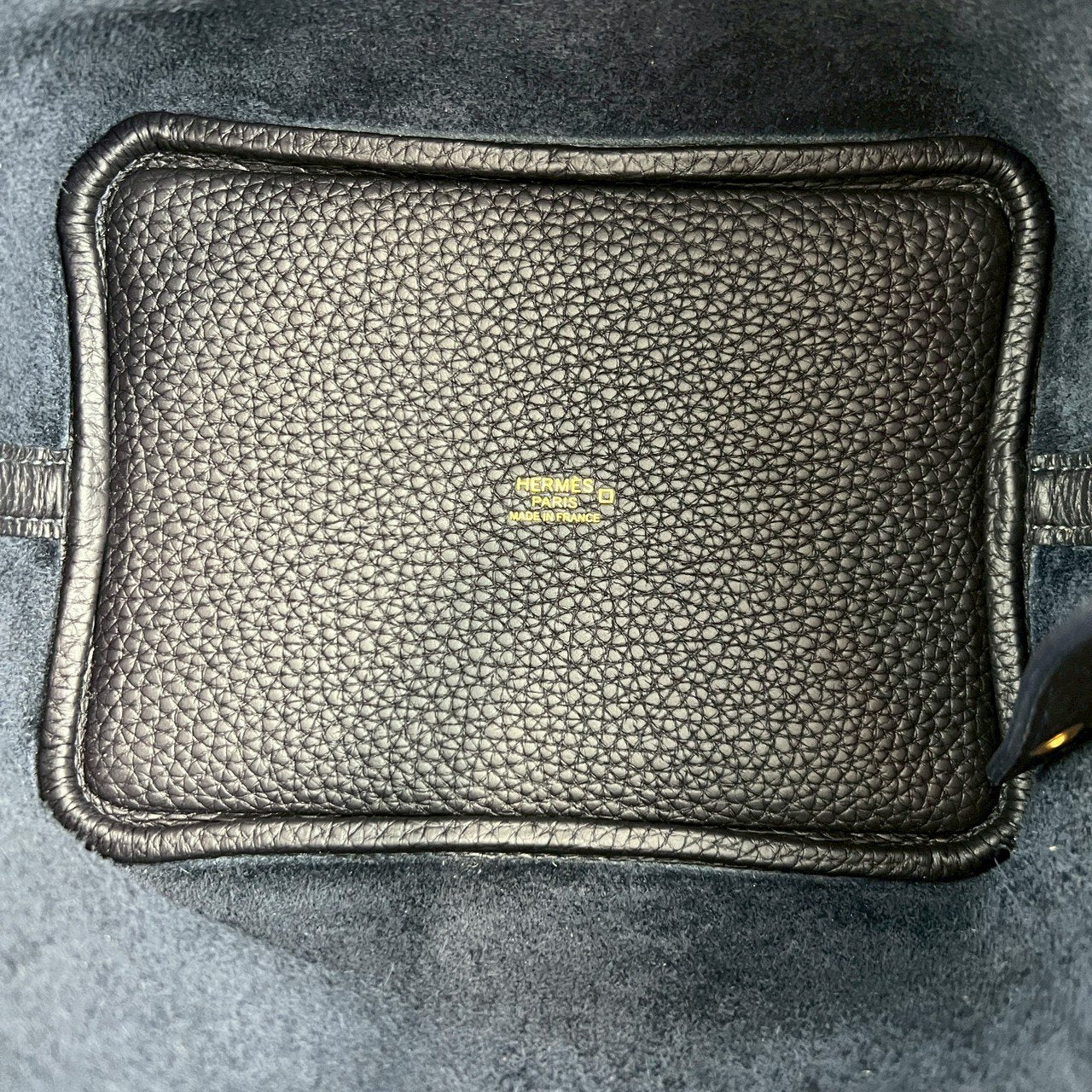 Picotin Lock PM ピコタンロック18 Blue nuit ブルーニュイ Taurillon clemence トリヨンクレマンス crocodile クロコダイル GHW ゴールド金具 Stamp-B B刻印