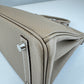 Birkin25 バーキン25 Etoupe エトープ Togo トゴ PHW シルバー金具 Stamp-K K刻