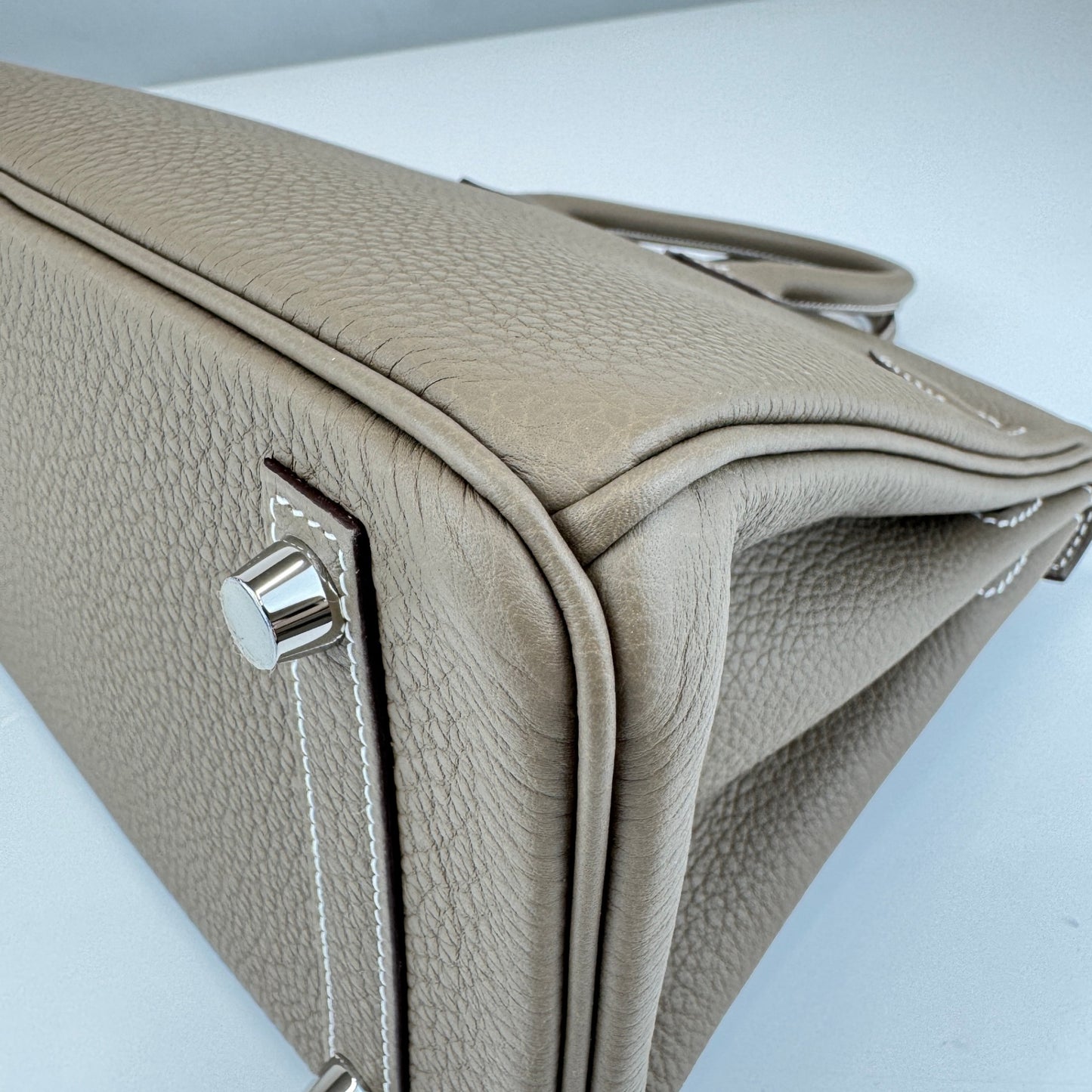 Birkin25 バーキン25 Etoupe エトープ Togo トゴ PHW シルバー金具 Stamp-K K刻