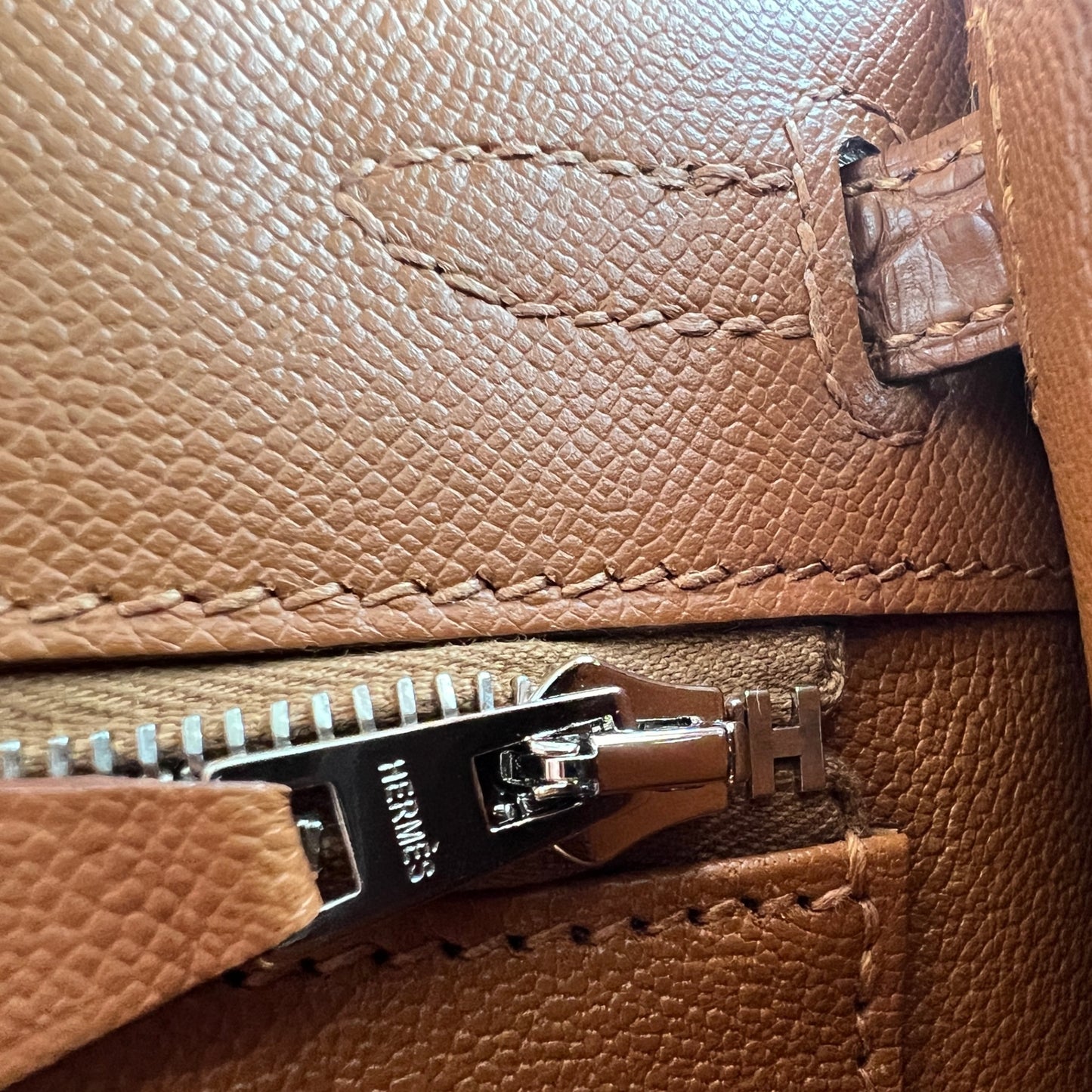 Kelly25 touch ケリー25 タッチ　Gold ゴールド　Madame/crocodile　PHW　SV金具　Stamp-K K刻