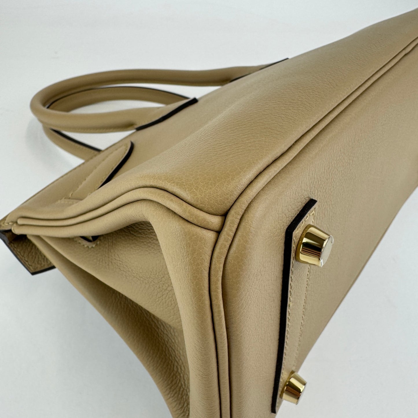 Shoulder Birkin29 ショルダーバーキン29 Poussiere プシエール  PMBHW シャンパンゴールド金具 Evercolor エバーカラー Stamp-K K刻印