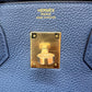 Birkin30 バーキン30 Blue tie ブルータイ Togo トゴ PMBHW シャンパンゴールド金具 Stamp-K K刻印