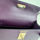 Mini kelly touch ミニケリータッチ Madame マダム Alligator アリゲーター Cassis カシス Stamp-U U刻印