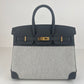Birkin25 バーキン25 Stamp-K K刻印 Toile H/Swift トワルアッシュ/スイフト Gris misty グリミスティ GHW ゴールド金具
