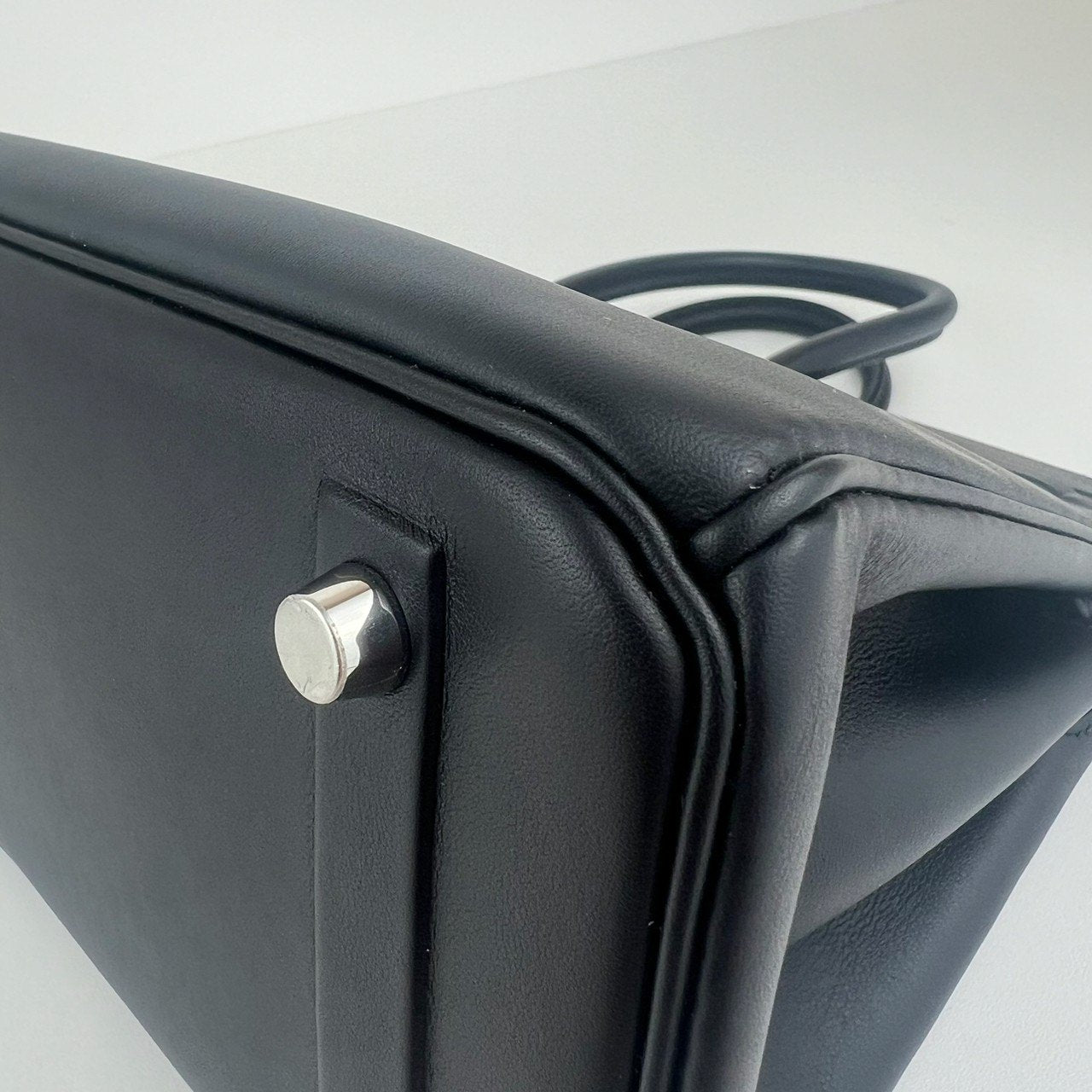 Birkin25 shadow バーキン25 シャドウ Black ブラック Swift スイフト PHW シルバー金具 Stamp-Y Y刻印