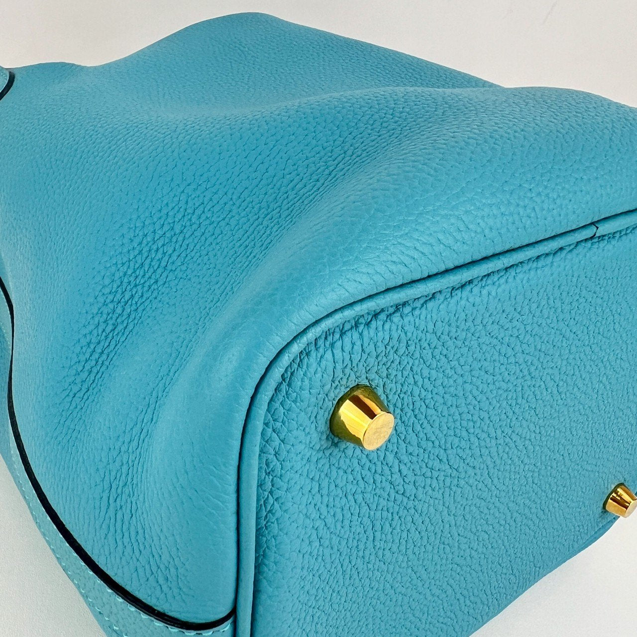 Picotin Lock PM ピコタンロック Bleu de nord ブルードノール GHW ゴールド金具 Stamp-D D刻印 Clemance クレマンス