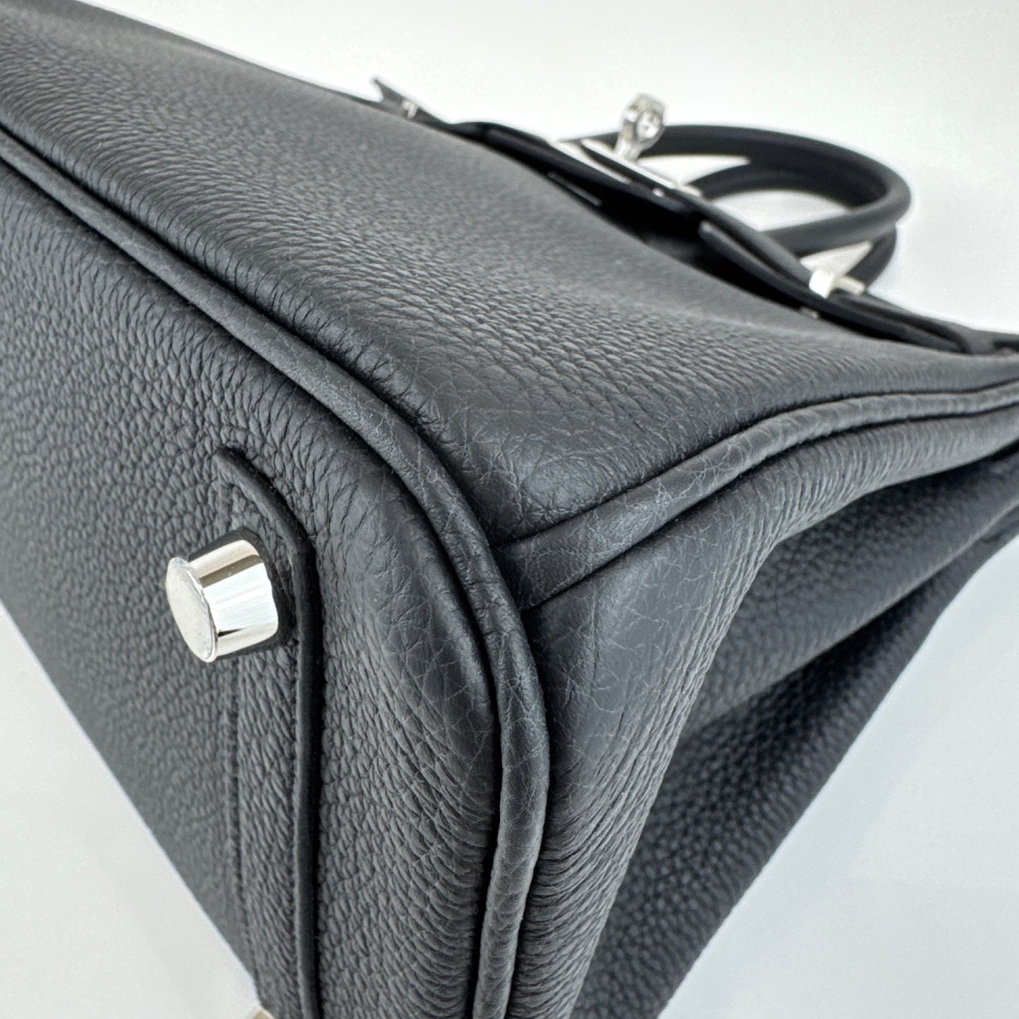 Birkin25 バーキン25 Black ブラック PHW シルバー金具 Stamp-K K刻