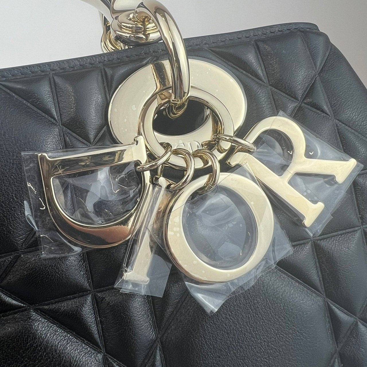 Dior Lady 95.22 ディオール レディ 95.22 Black ブラック ゴールド金具 カーフスキン