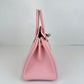 Birkin25 バーキン25 Rose sakura ローズサクラ PHW SV金具 Stamp-D D刻印
