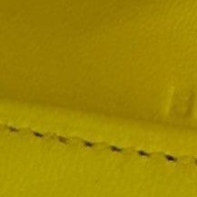 Kelly pochette ケリーポシェット Limoncello リモンチェッロ Ostrich オーストリッチ PHW シルバー金具 Stamp-B B刻印 ハンドバッグ