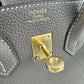 Birkin25 バーキン25 Etoupe エトープ  GHW ゴールド金具 Togo トゴ Stamp-W W刻印