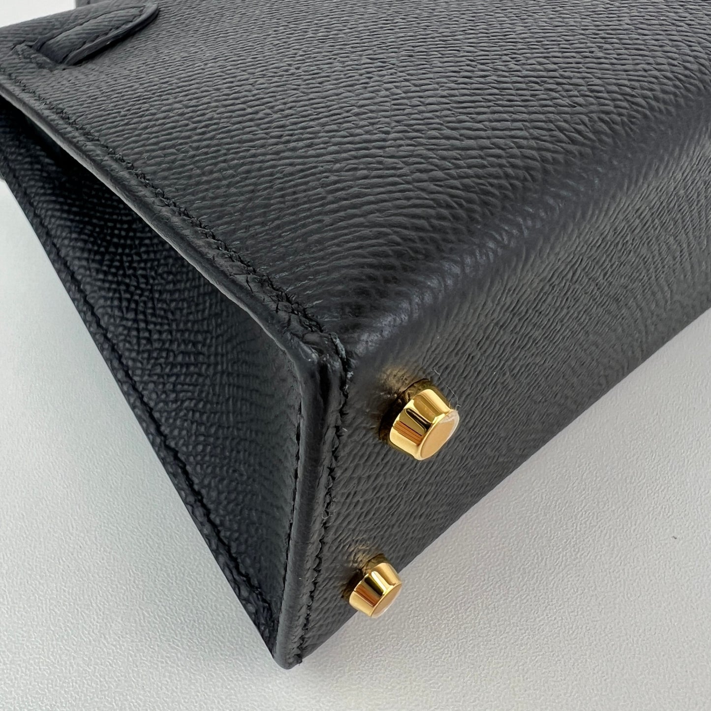 Mini kelly ミニケリー Black ブラック GHW ゴールド金具 Stamp-W W刻印 Epsom エプソン